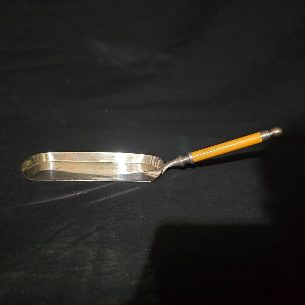 Antique "victoria" Silver Plated Crumb Catcher